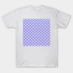 Purple Blue Mermaid Tail Pattern Digital Art | Melanie Jensen Illustrations T-Shirt